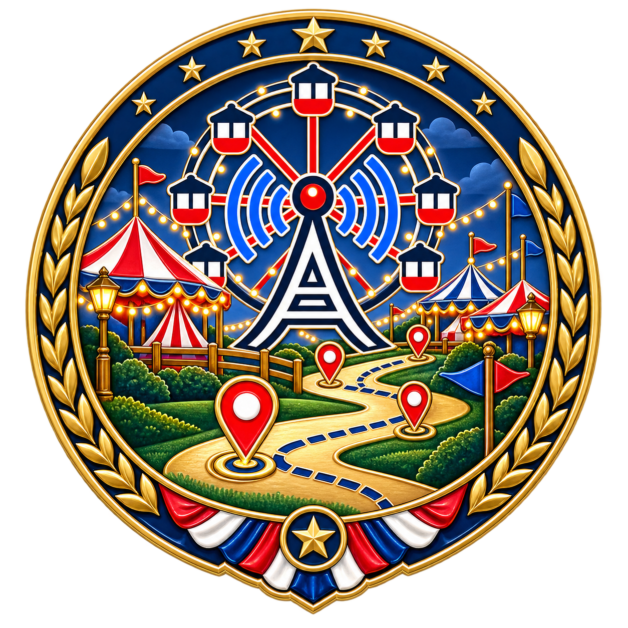 Midway Chaser badge artwork