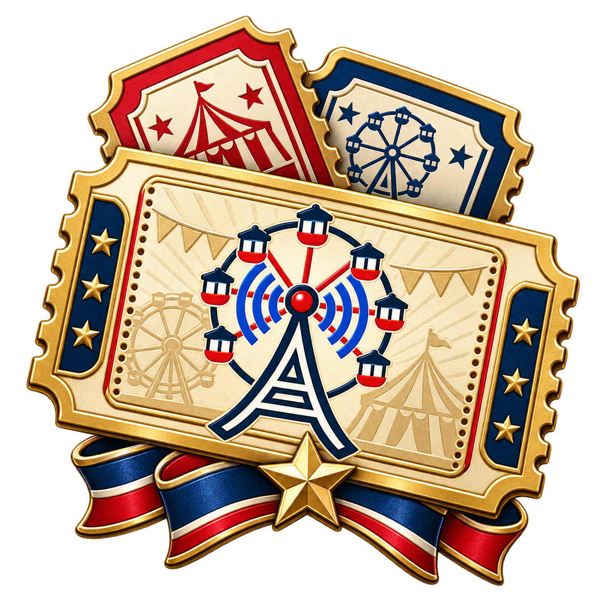 Ticket Collector badge artwork